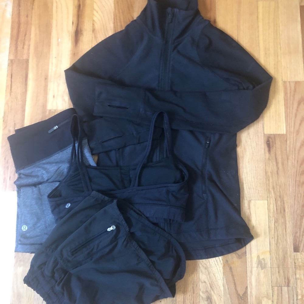 Lululemon Women’s Size 8 Black Bundle